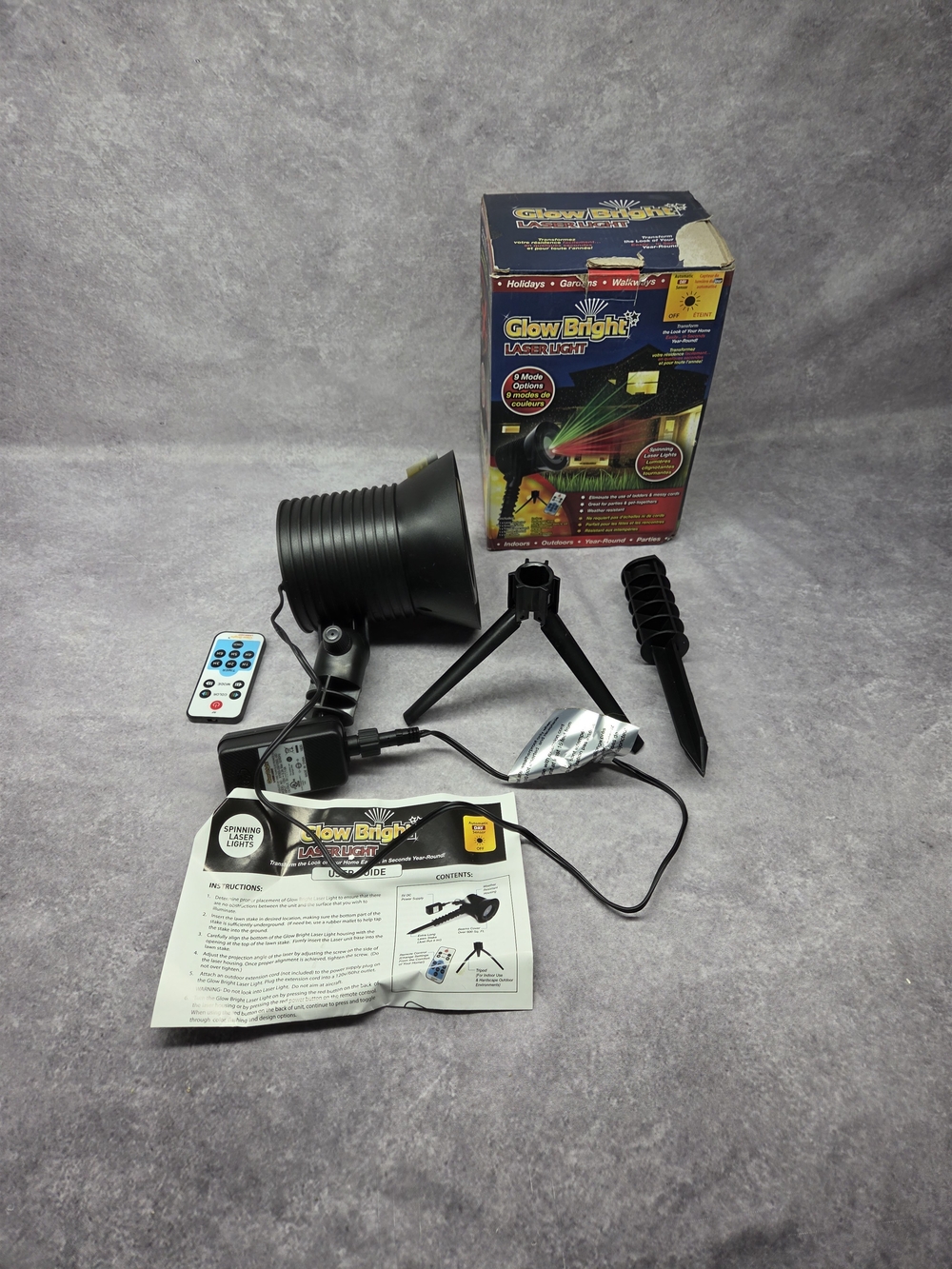 GLOWBRIGHT LASER LIGHT MULTIPLE DESIGN Options